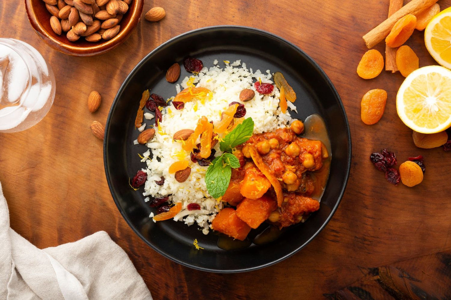Chickpea and pumpkin tagine