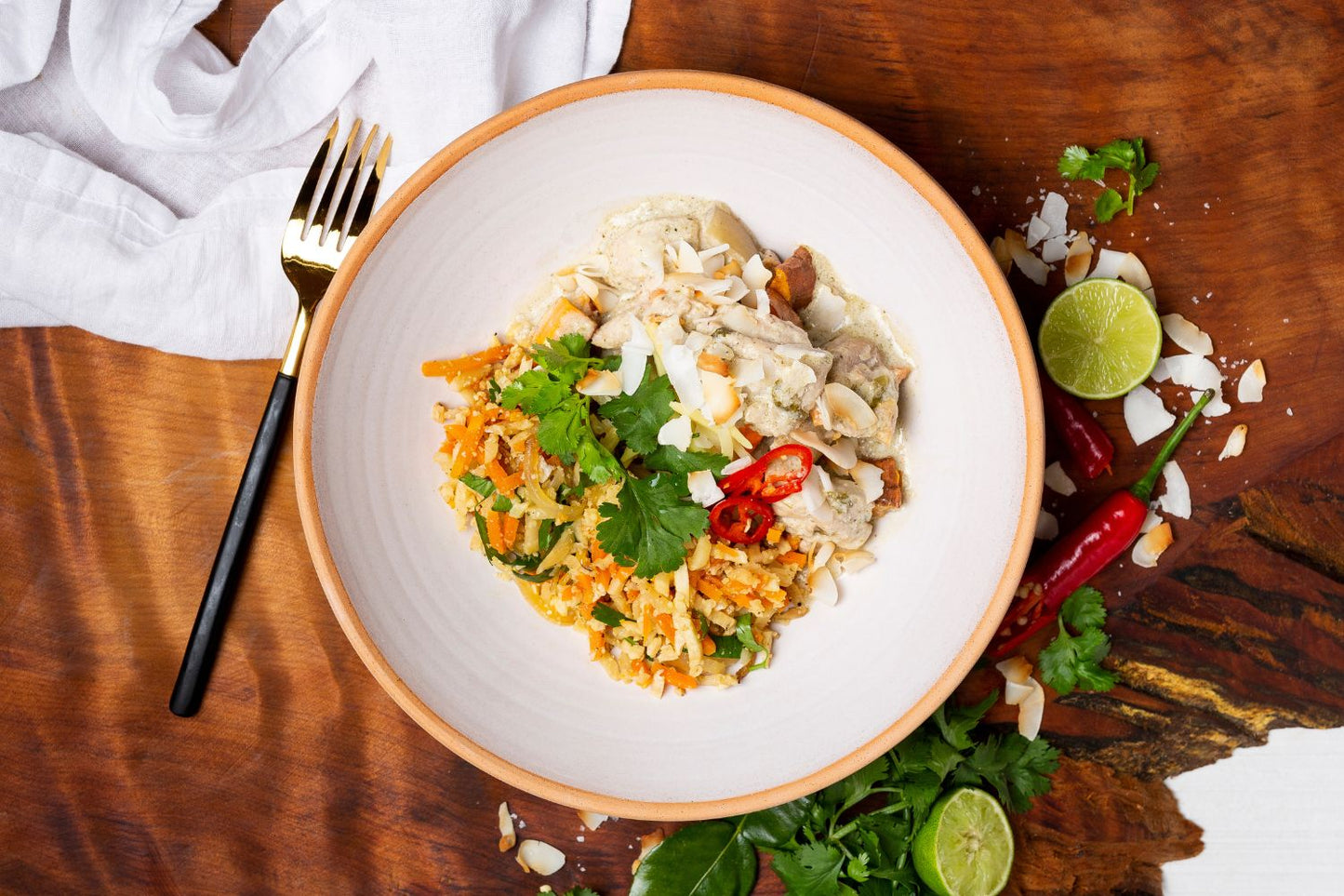 Kiwi Thai green chicken curry