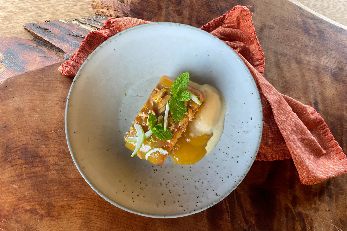 Lemon Curd and Almond Steamed Pudding